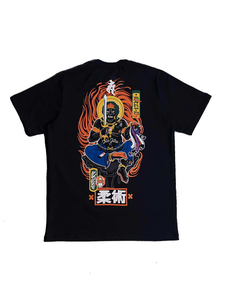 MANTO fudo t-shirt -black